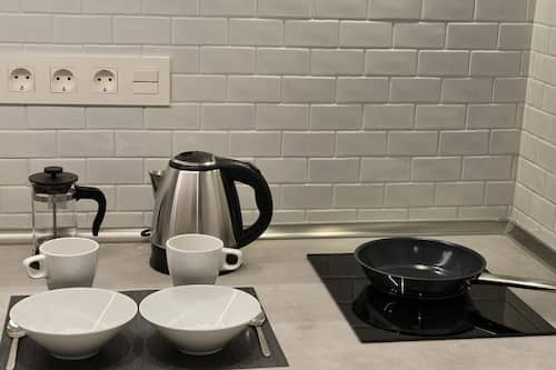 Studio, vue ville | Cuisine privée