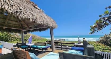 Iguana Azul - Beachfront Getaway - Sunrises, Fishing, Surfing & Rocket Launches!