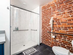Shower, hair dryer