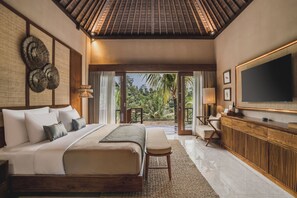 1 Bedroom Villa with Jacuzzi | 1 kamar tidur, minibar, tirai kedap cahaya, dan Wi-Fi gratis