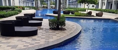Apartment, 1 Bedroom, Accessible, Balcony | Pool | Outdoor pool