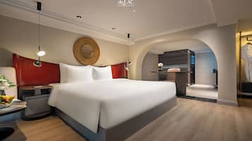 Minibar, in-room safe, desk, blackout curtains