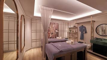 Couples treatment room(s), sauna, steam room, body treatments