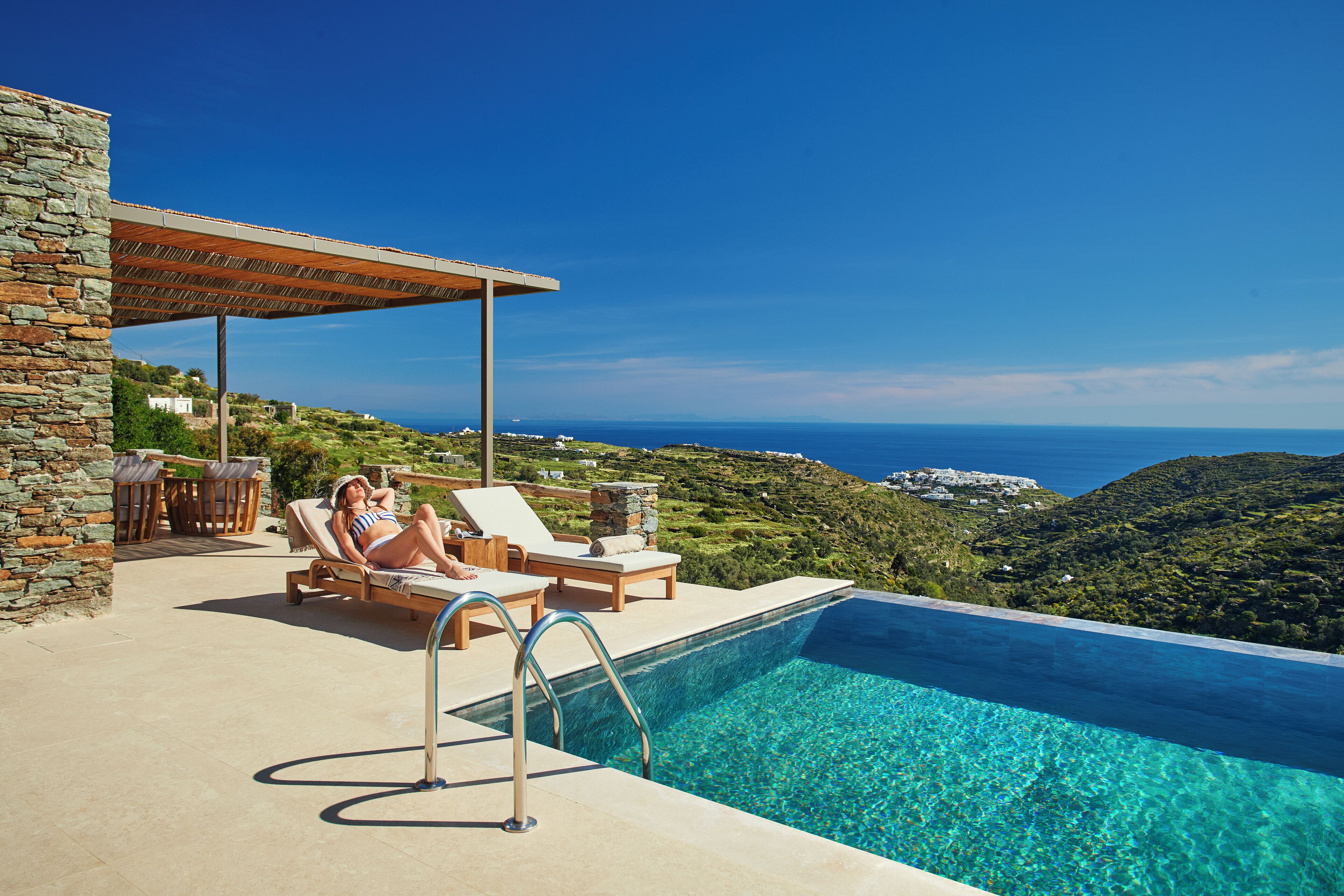 Greenstone Two Bedroom Sea View Villa with Infinity Pool | Terrace/patio