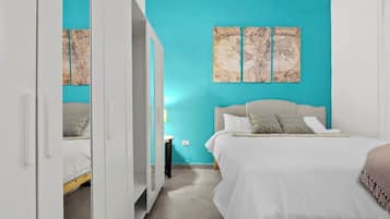 1 bedroom, iron/ironing board, travel crib, free WiFi