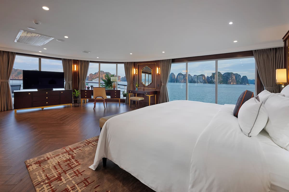 갤러리 캐빈, 발코니, 바다 전망 (Gallery Suite Cabin) | 객실 내 금고