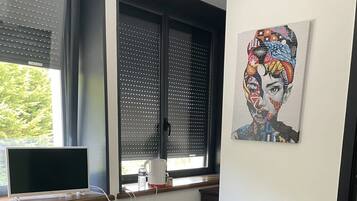 Habitación doble estándar | Insonorización, tabla de planchar con plancha y wifi gratis