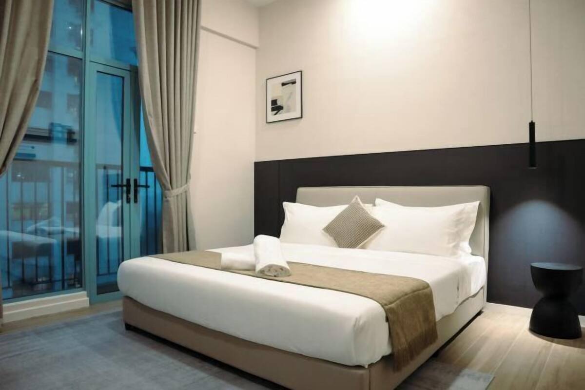 Blackout curtains, iron/ironing board (on request), free WiFi