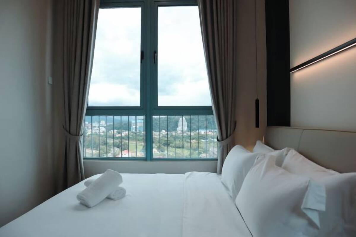Blackout curtains, iron/ironing board (on request), free WiFi