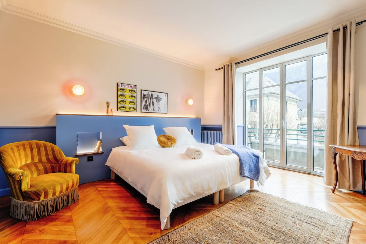 Dobbeltrom – superior, 1 kingsize-seng, privat bad, byutsikt | Sengetøy av topp kvalitet, memory foam-senger og wi-fi (inkludert)