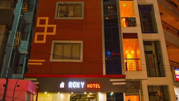 Front of property – evening/night