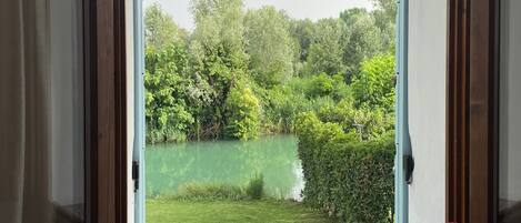 Basic-Doppelzimmer zur Einzelnutzung, Flussblick