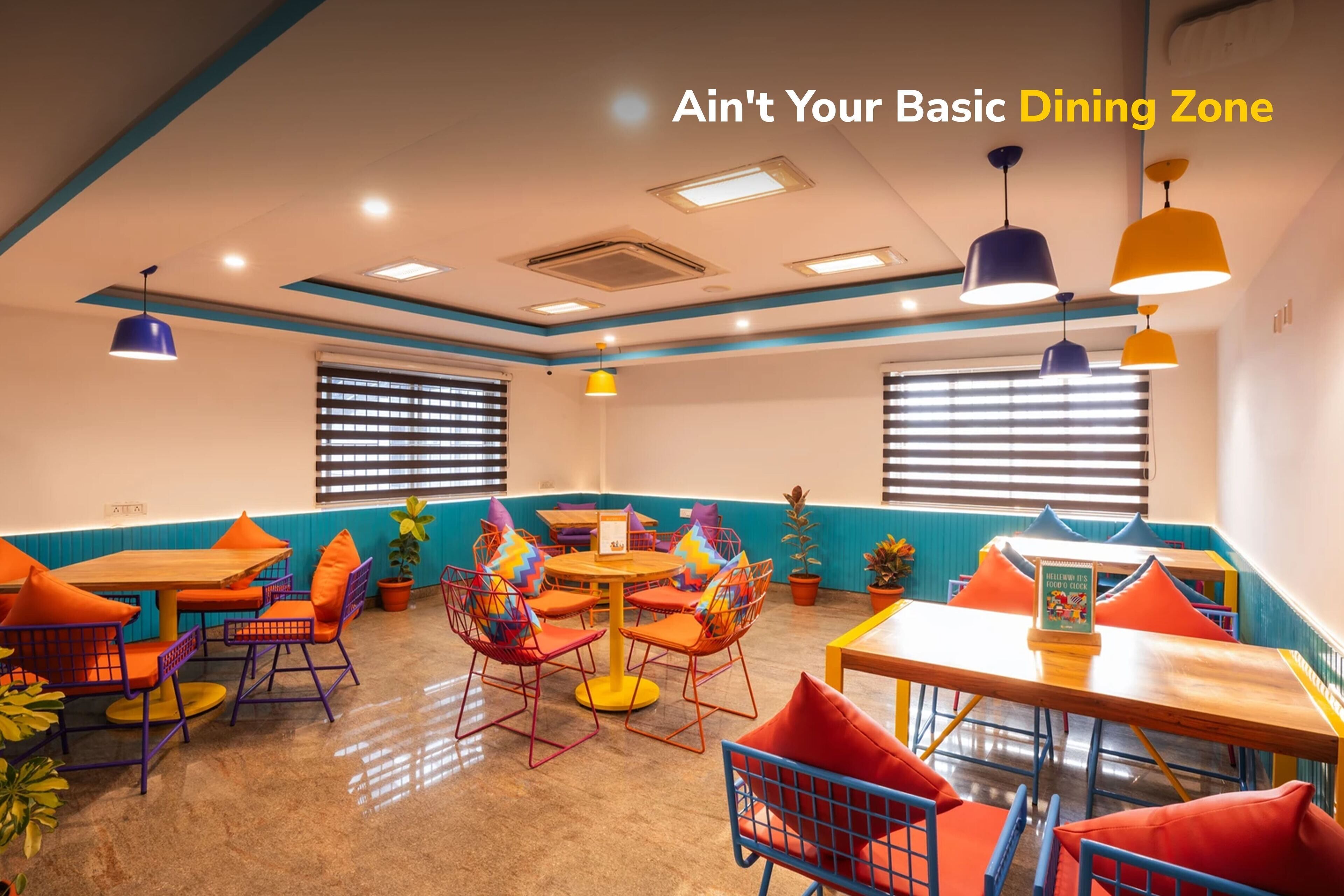 Área de estar no saguão