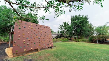 Outdoor rock climbing