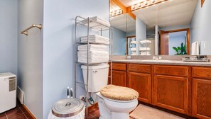 Bathroom - ‼️Chic Basement Getaway w/ AC & Fire Pit (North Saint Paul)