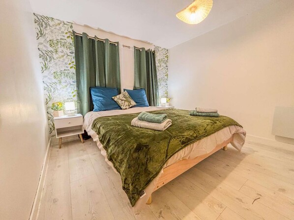 1 quarto, Wi-Fi, roupa de cama