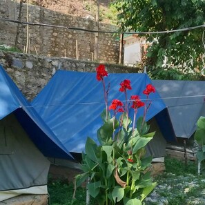 Tent, Mountain View | Bed sheets - Kinara Camping & Adventure (Chakrata)