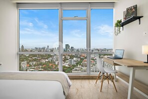 Appartement, 2 chambres, vue ville | Vue de la chambre