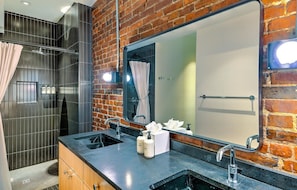 Shower, hair dryer