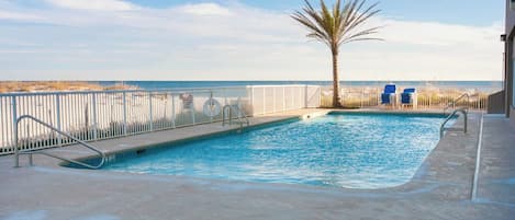 Indoor pool, a heated pool