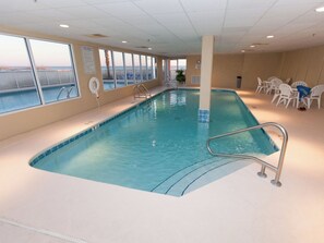 Indoor pool, a heated pool