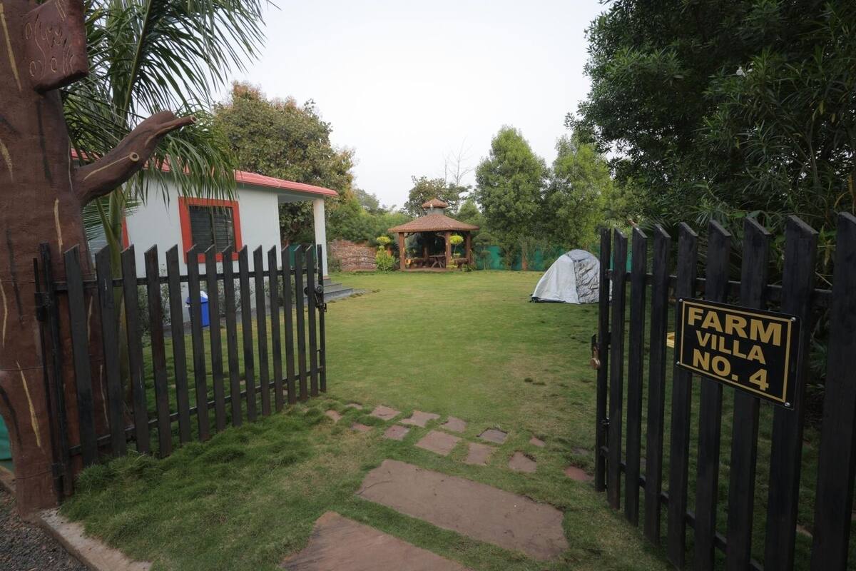 Farm Villa 4 - 1 bhk | Garden view