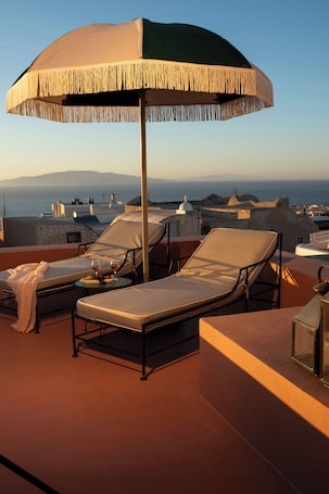 Terra Luxury Junior Suite Sea View | Terrace/patio