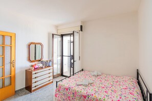 Family Apartment, 2 Bedrooms (Marina Di Camerota Apt front Sea) | 2 bedrooms, laptop workspace, iron/ironing board, free WiFi