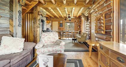 Log Cabin w/ Pond & Trail Access in Almond!