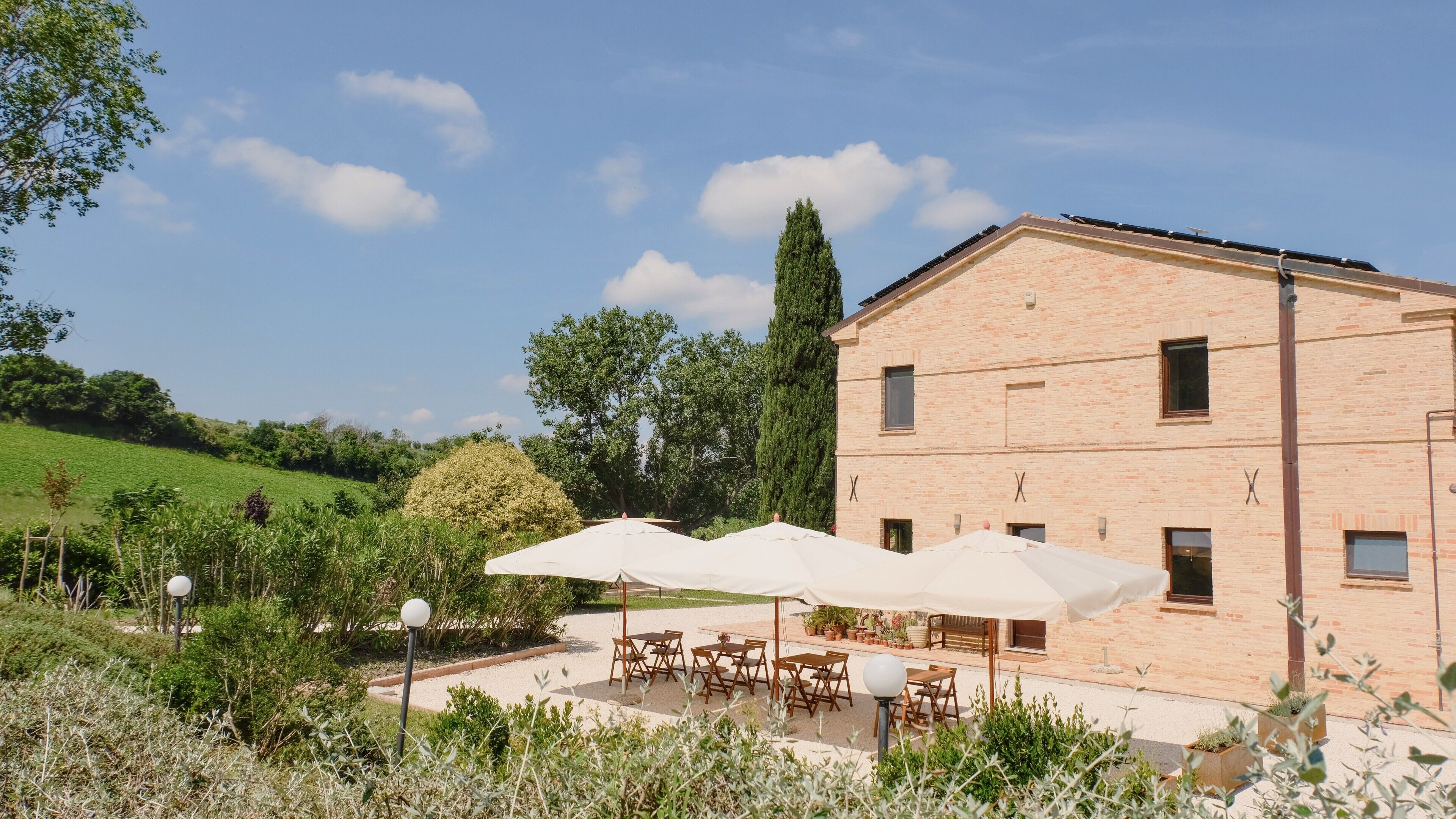 Façade de l’hébergement