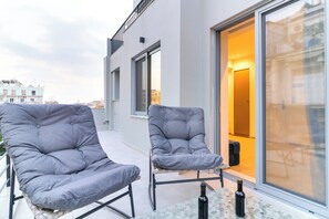 Presidential-Suite, Terrasse, Stadtblick | Lanai (Veranda)