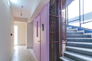 Handrails in hallways