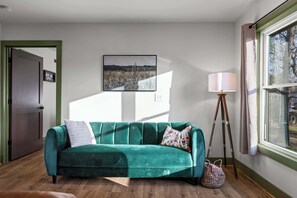 Télévision, cheminée, jeux vidéo, livres