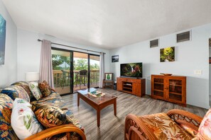 Condo, 2 Bedrooms | Living area | Smart TV - Big Island Royal Kahili A404 2 Bedroom Condo (Kailua-Kona)