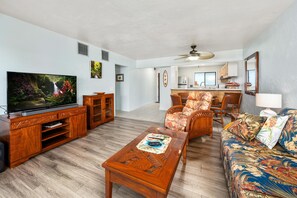 Condo, 2 Bedrooms | Living area | Smart TV - Big Island Royal Kahili A404 2 Bedroom Condo (Kailua-Kona)