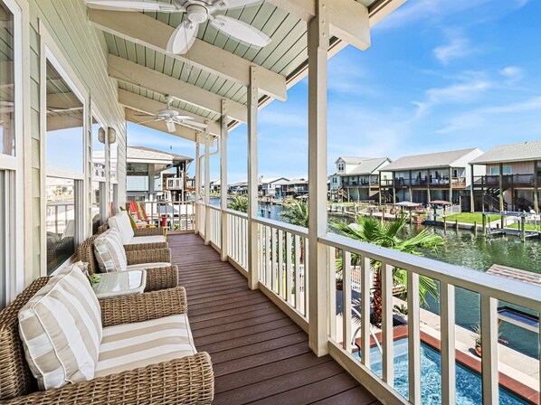 House, 4 Bedrooms | Terrace/patio - Bon Bini 4 Bedroom Home (Rockport)