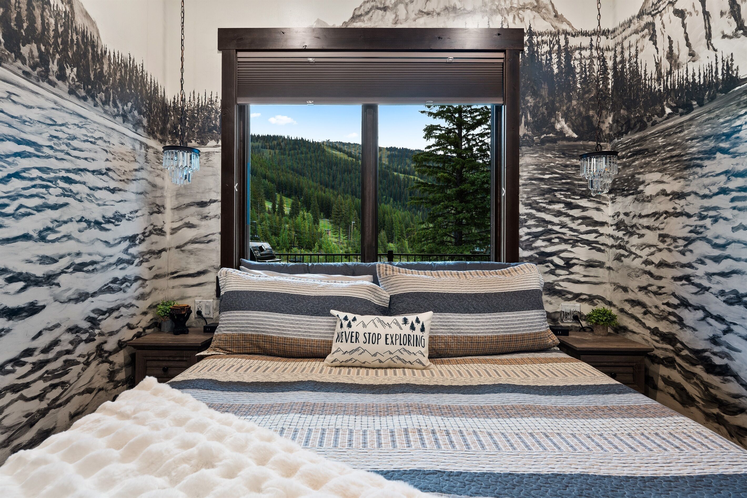 2 bedrooms, iron/ironing board, free WiFi, bed sheets