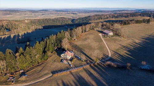 Large, characterful family chalet in the heart of nature.