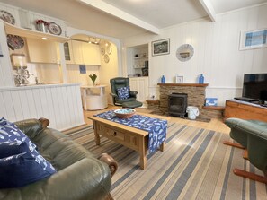 TV, DVD player, stereo