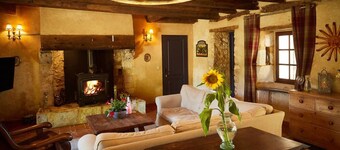 Under skies that arch from field to forest