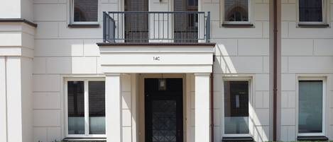 Majoituspaikan julkisivu