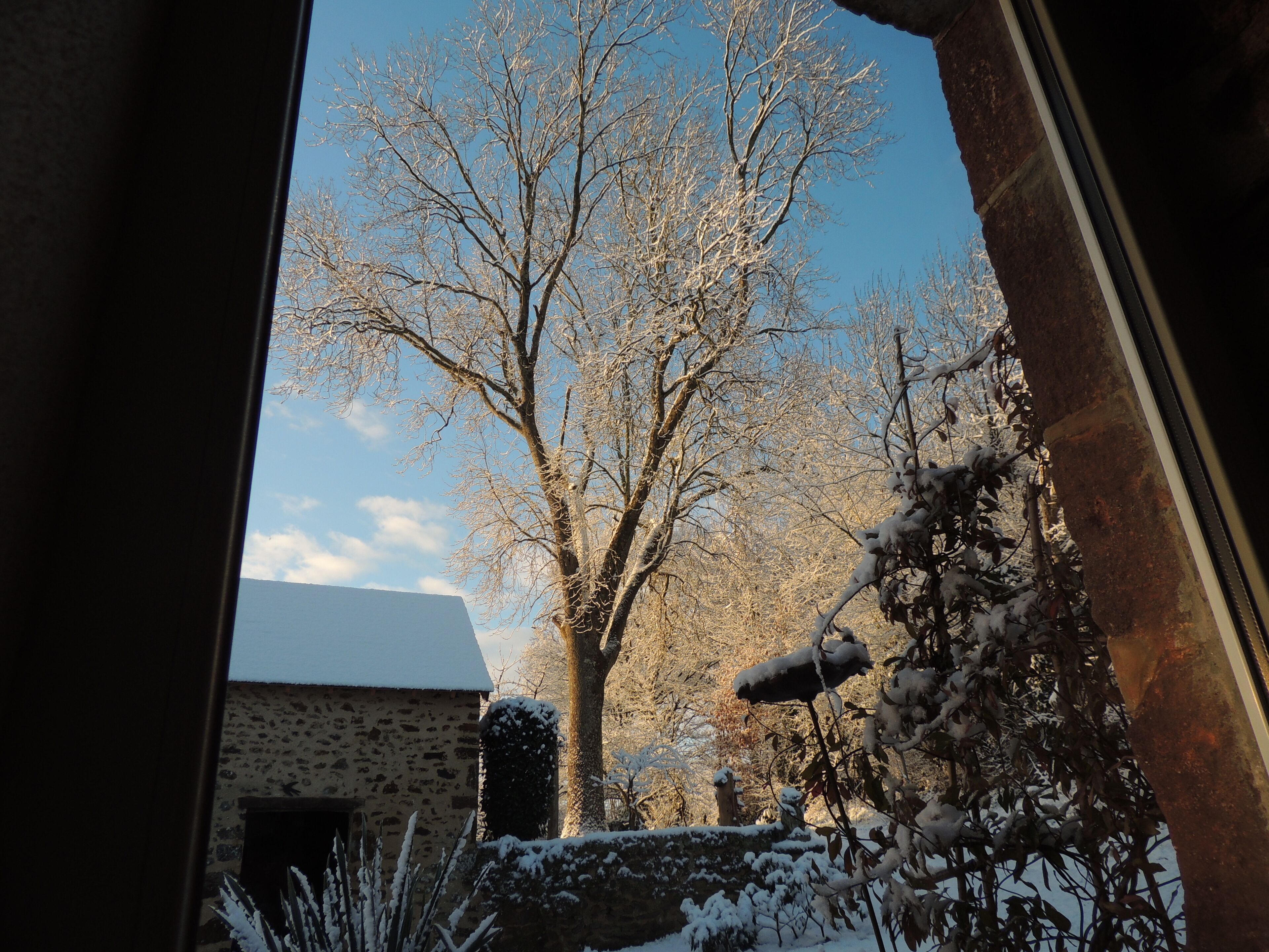 Blick von der Unterkunft