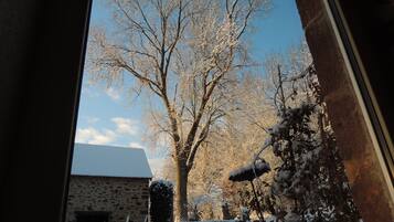 Blick von der Unterkunft