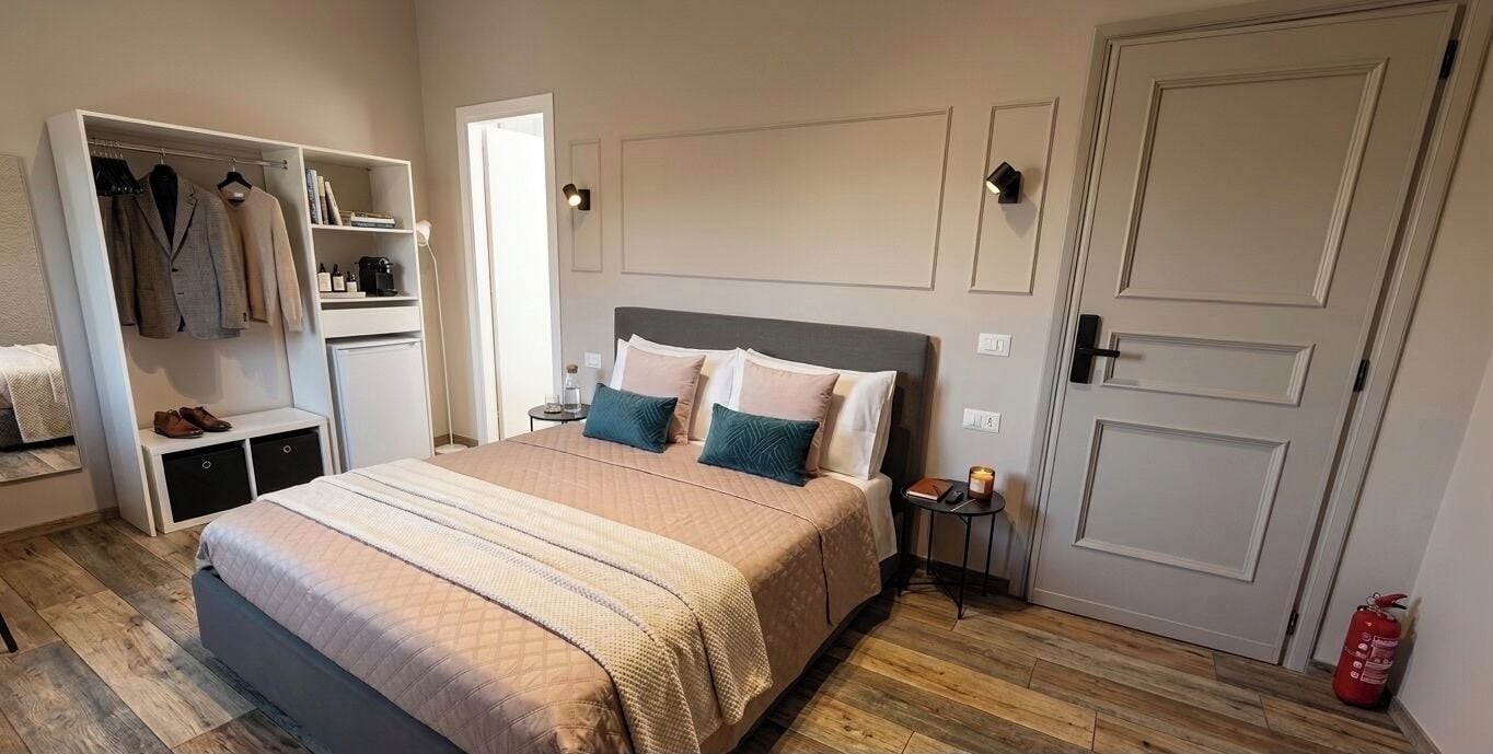 1 camera, una scrivania, Wi-Fi gratuito, lenzuola