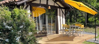 Little Landes house in the heart of the forest