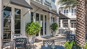Outdoor dining - 4BR Seacrest Beach Home w/ Pool, Free Tram Service + Attraction Tickets! (Panama City Beach)