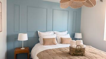 4 chambres, fer et planche Ă repasser, Wi-Fi, draps fournis