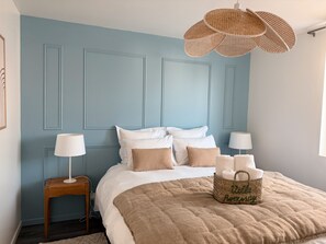 4 chambres, fer et planche Ă repasser, Wi-Fi, literie fournie