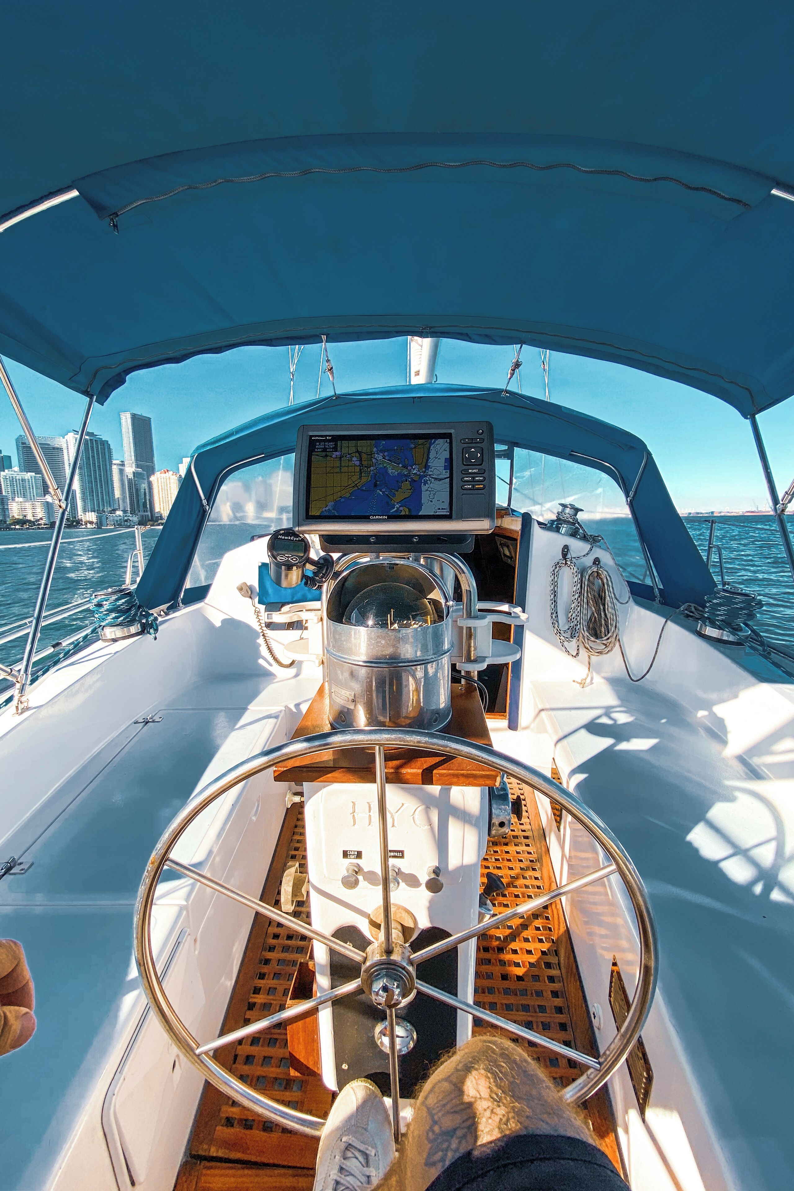 Uitzicht vanuit accommodatie