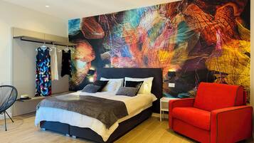 Dubbelrum eller tvåbäddsrum - balkong - viss havsutsikt | Gratis wi-fi